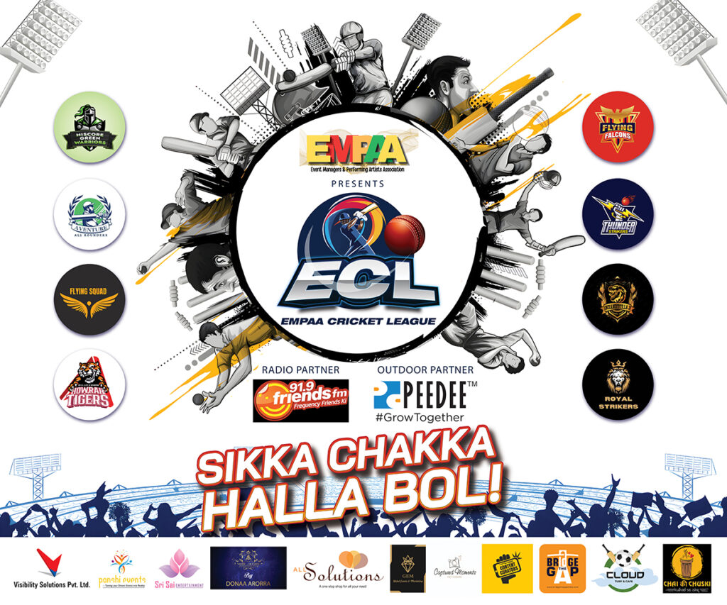 Creative for EMPAA Cricket League.